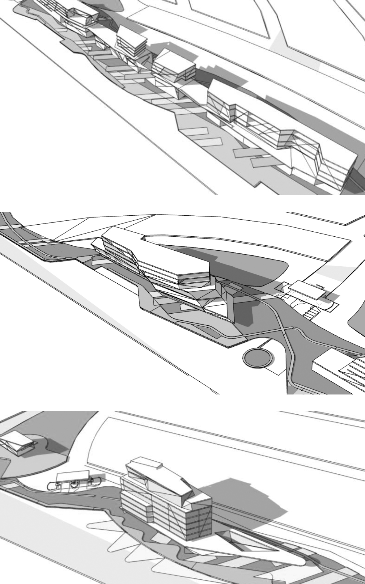Croquis de proyecto urbano